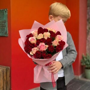 Букет из кенийских роз М854